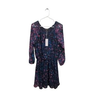 Mary & Mabel floral chiffon dress NWT